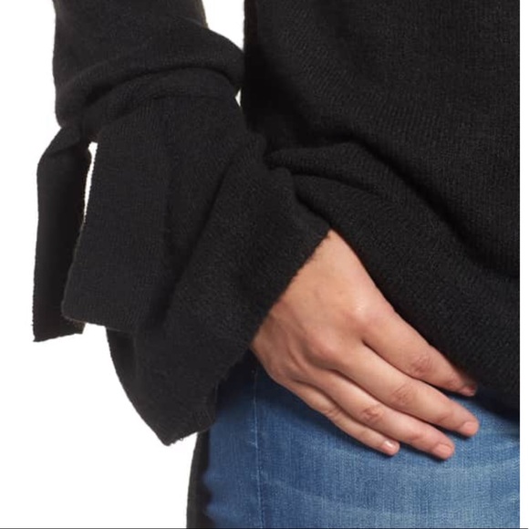 Halogen Tie Bell Sleeve Blouse - Picture 2 of 8